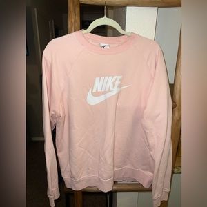 LIGHT PINK WOMENS NIKE SWEATER